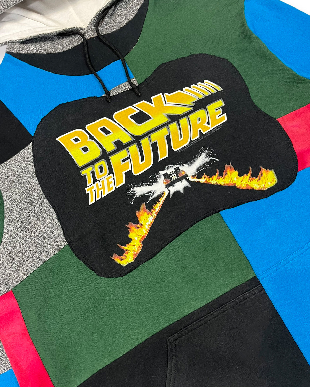 Back To The Future Patchwork Hoodie