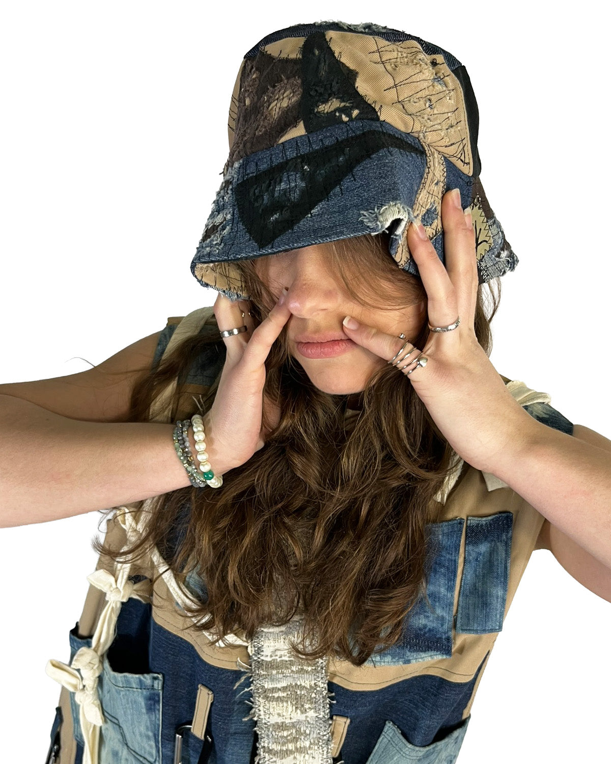 Patchwork Bucket Hat 3