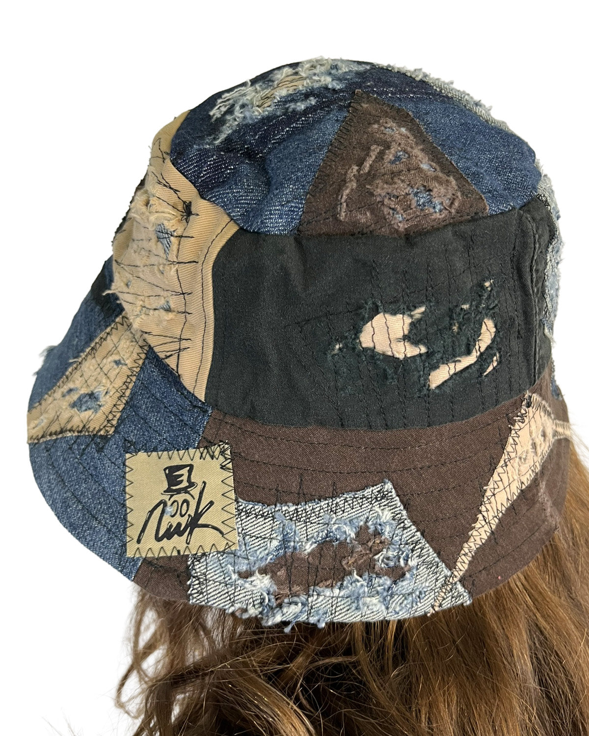 Patchwork Bucket Hat 3