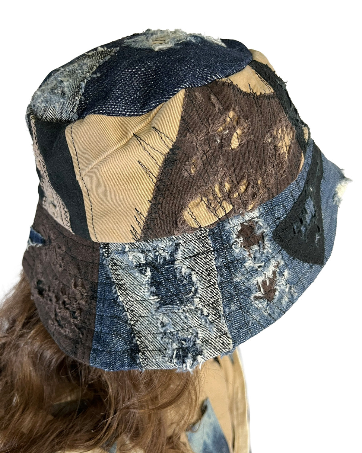 Patchwork Bucket Hat 3