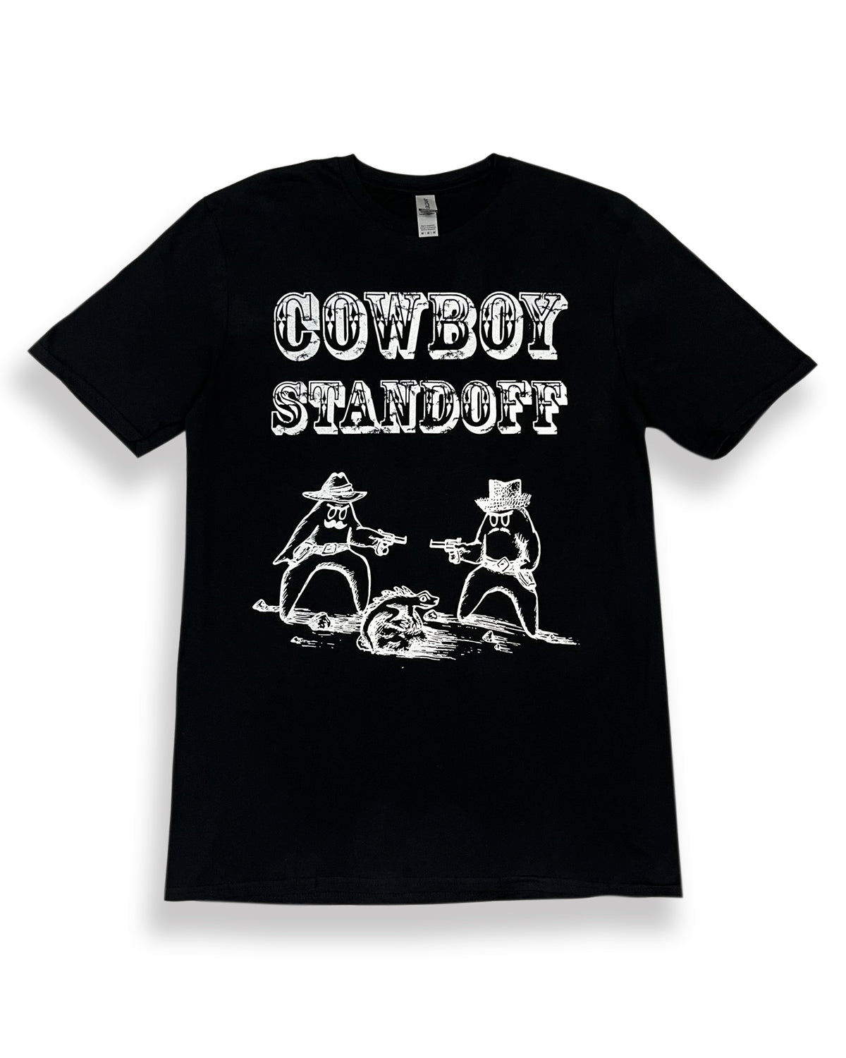 Cowboy Standoff Black T-Shirt