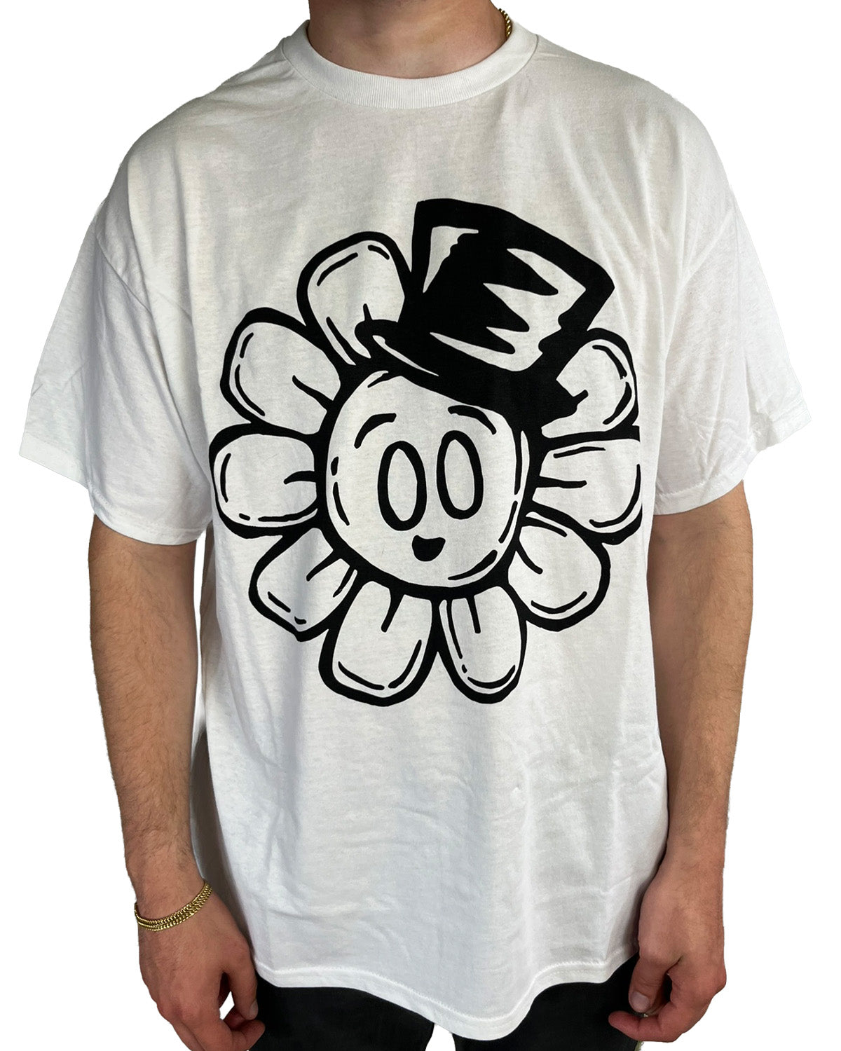 Flower Bop White T-Shirt