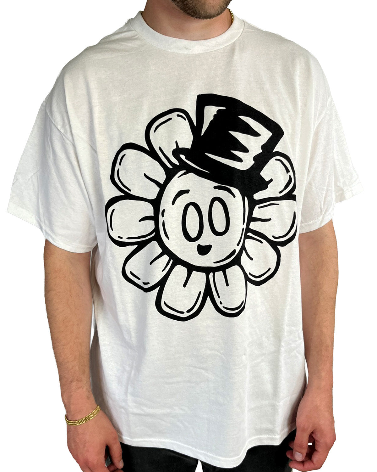 Flower Bop White T-Shirt