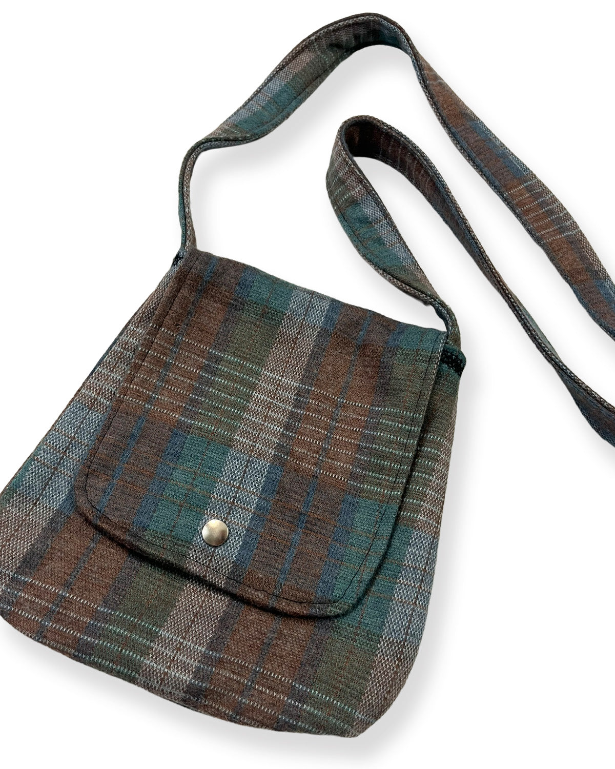 Plaid Flannel Shoulder Bag