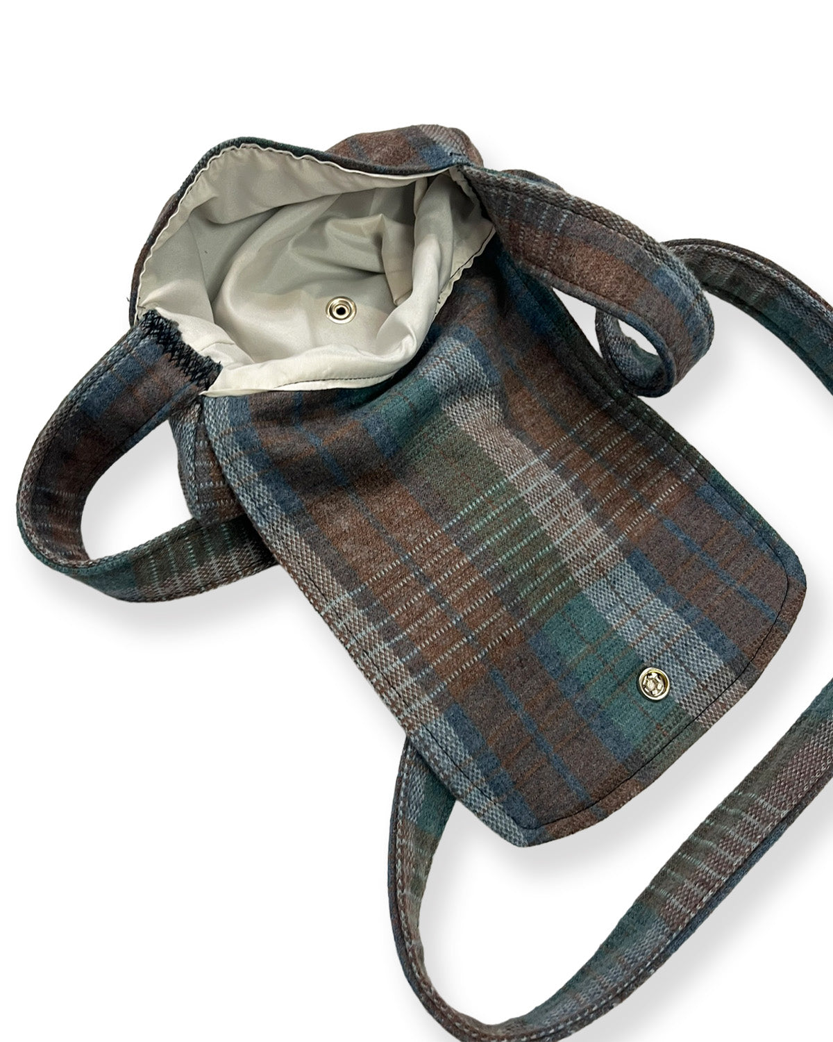 Plaid Flannel Shoulder Bag