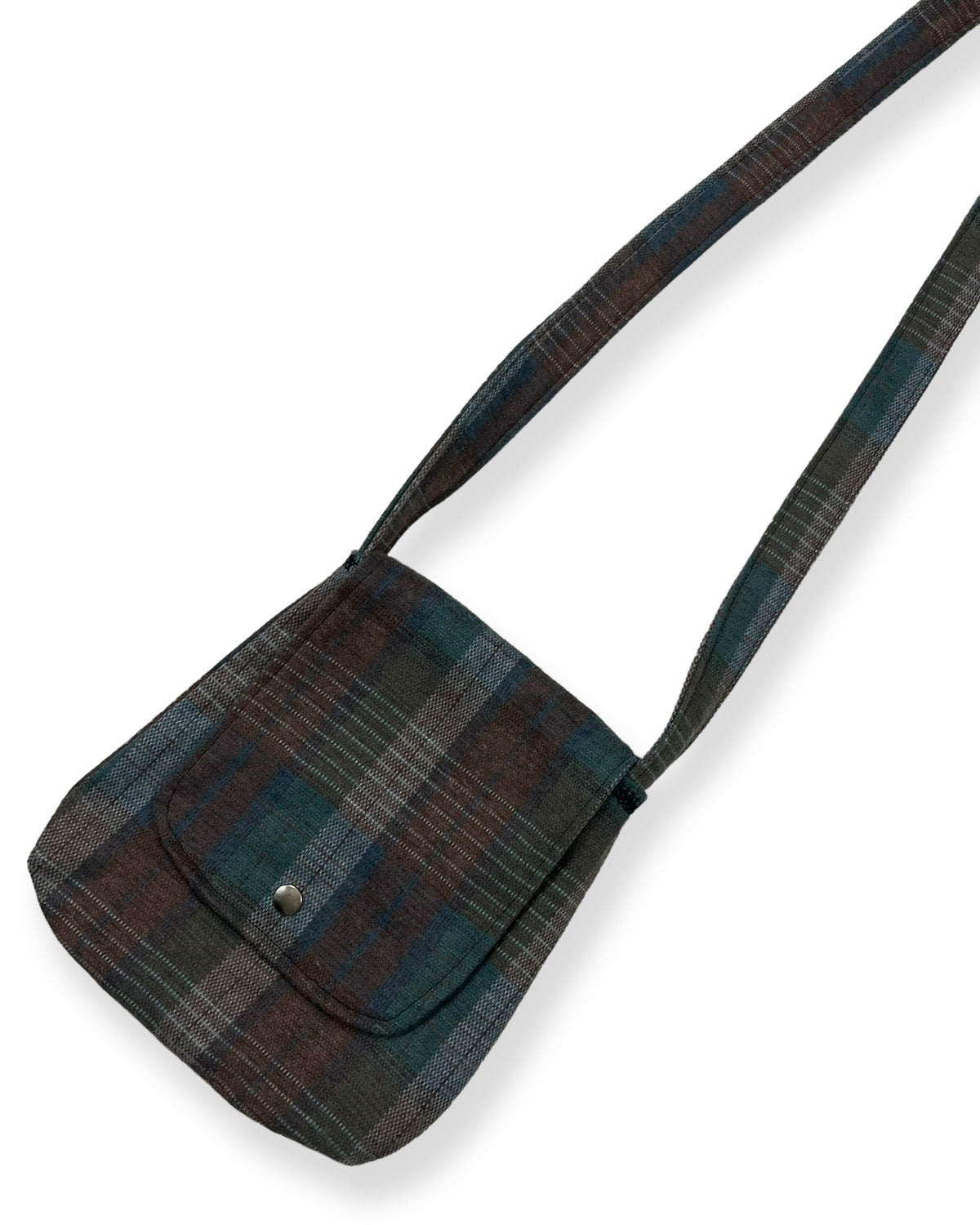 Plaid Flannel Shoulder Bag