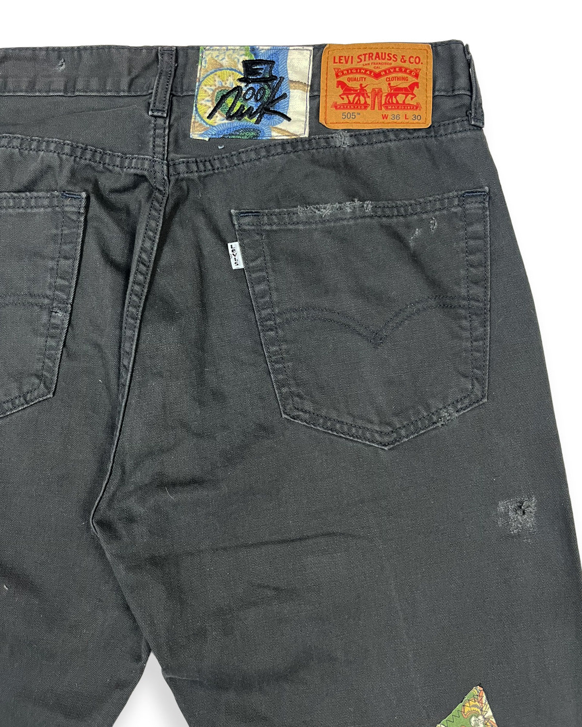 Grey NWK Patchwork Pants