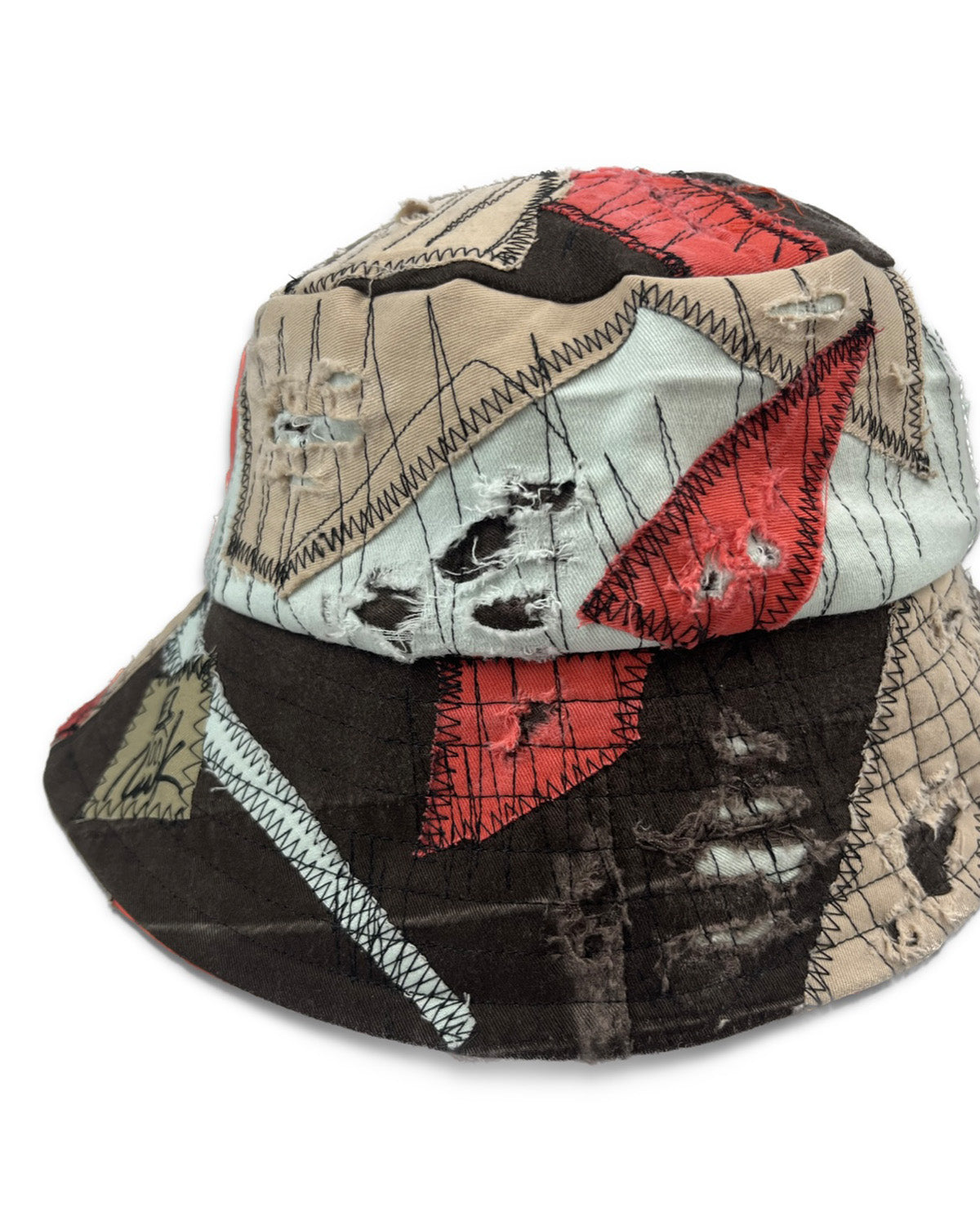 Patchwork Bucket Hat 2