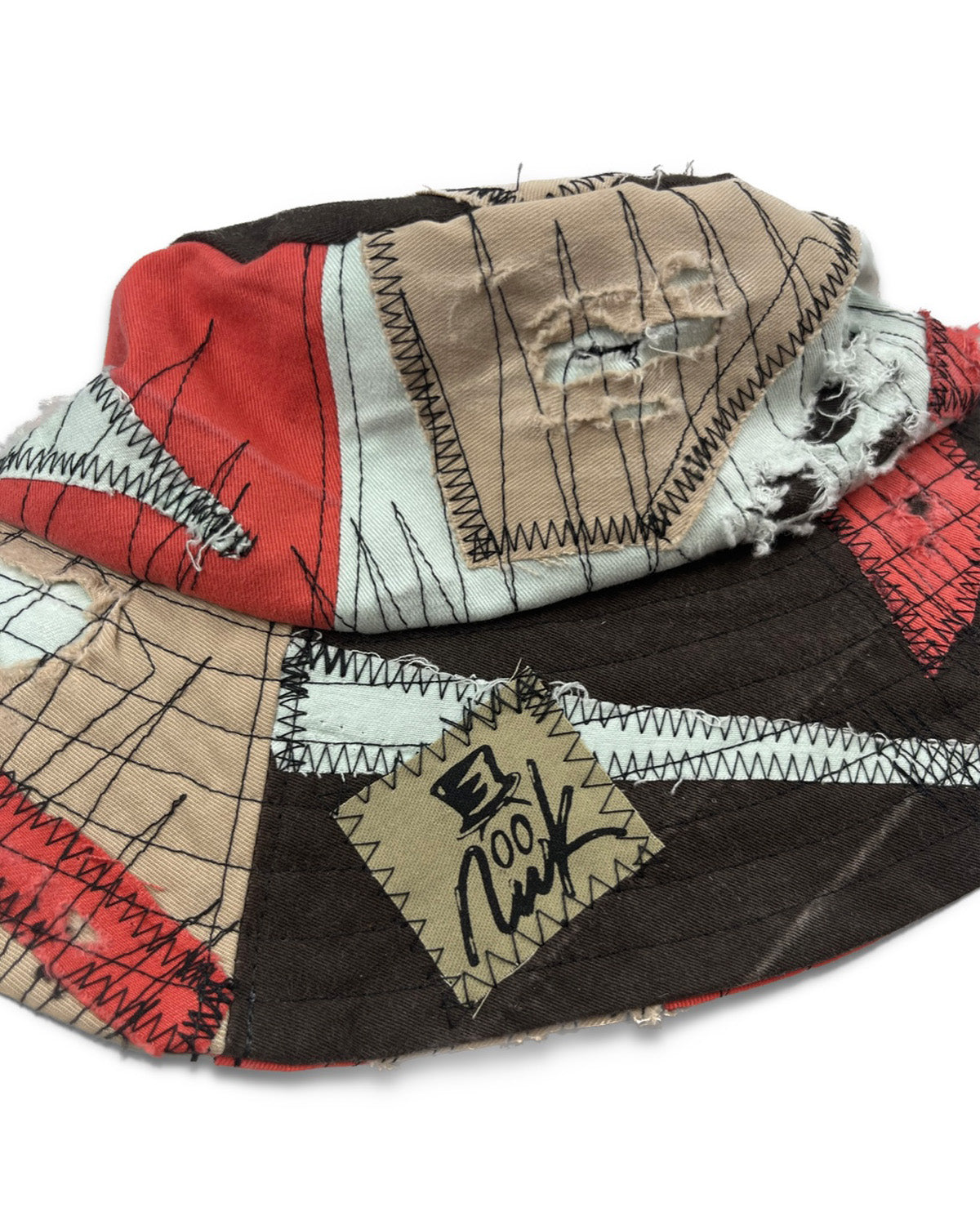Patchwork Bucket Hat 2