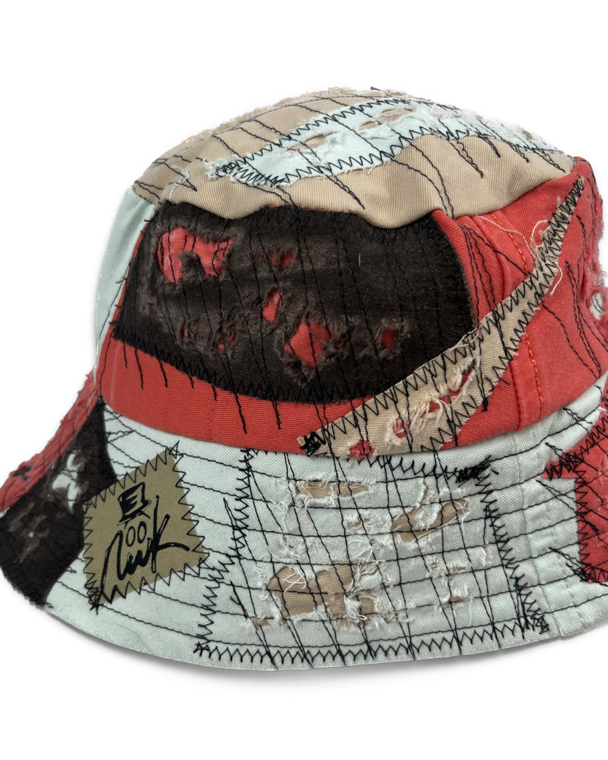 Patchwork Bucket Hat 4