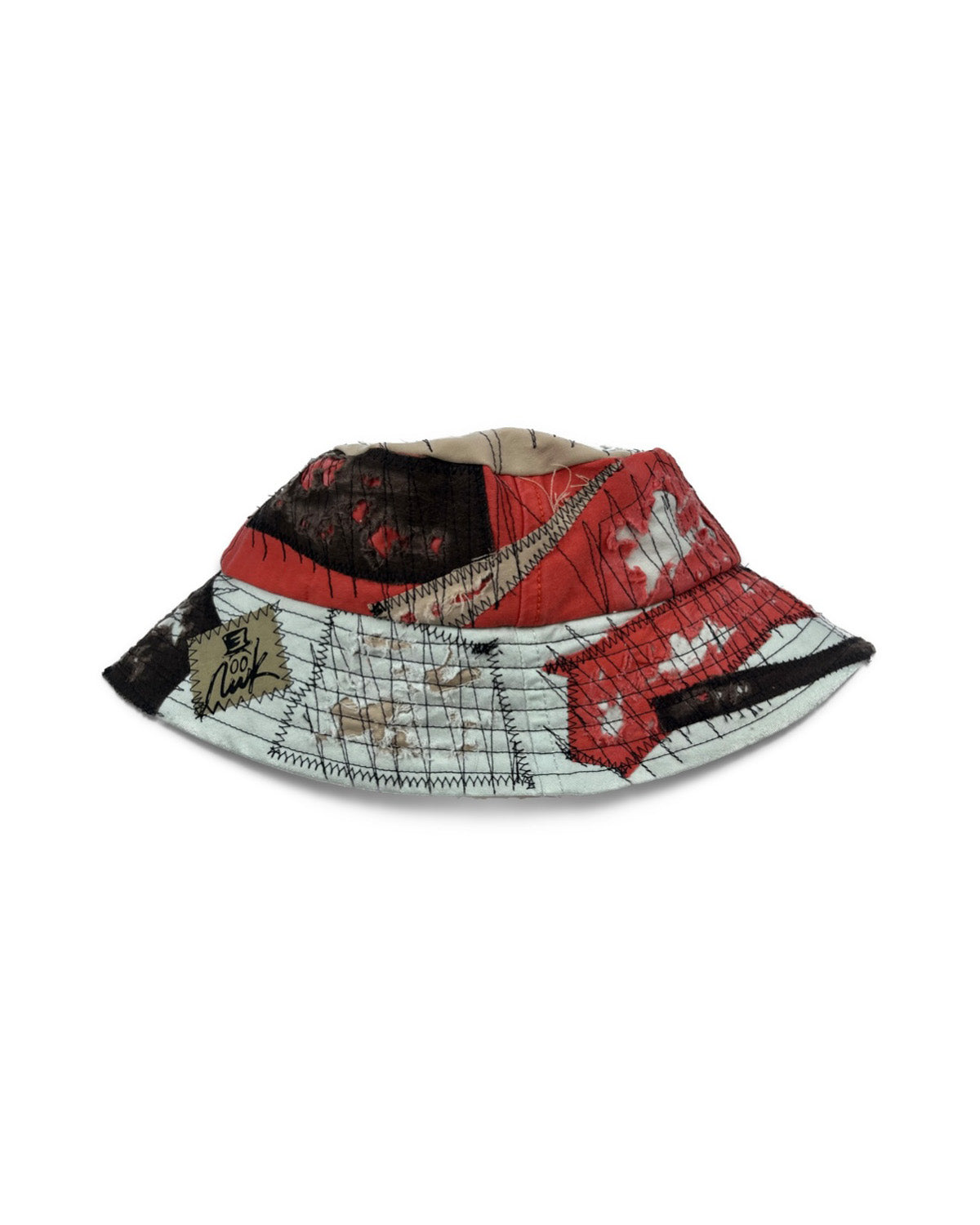 Patchwork Bucket Hat 4