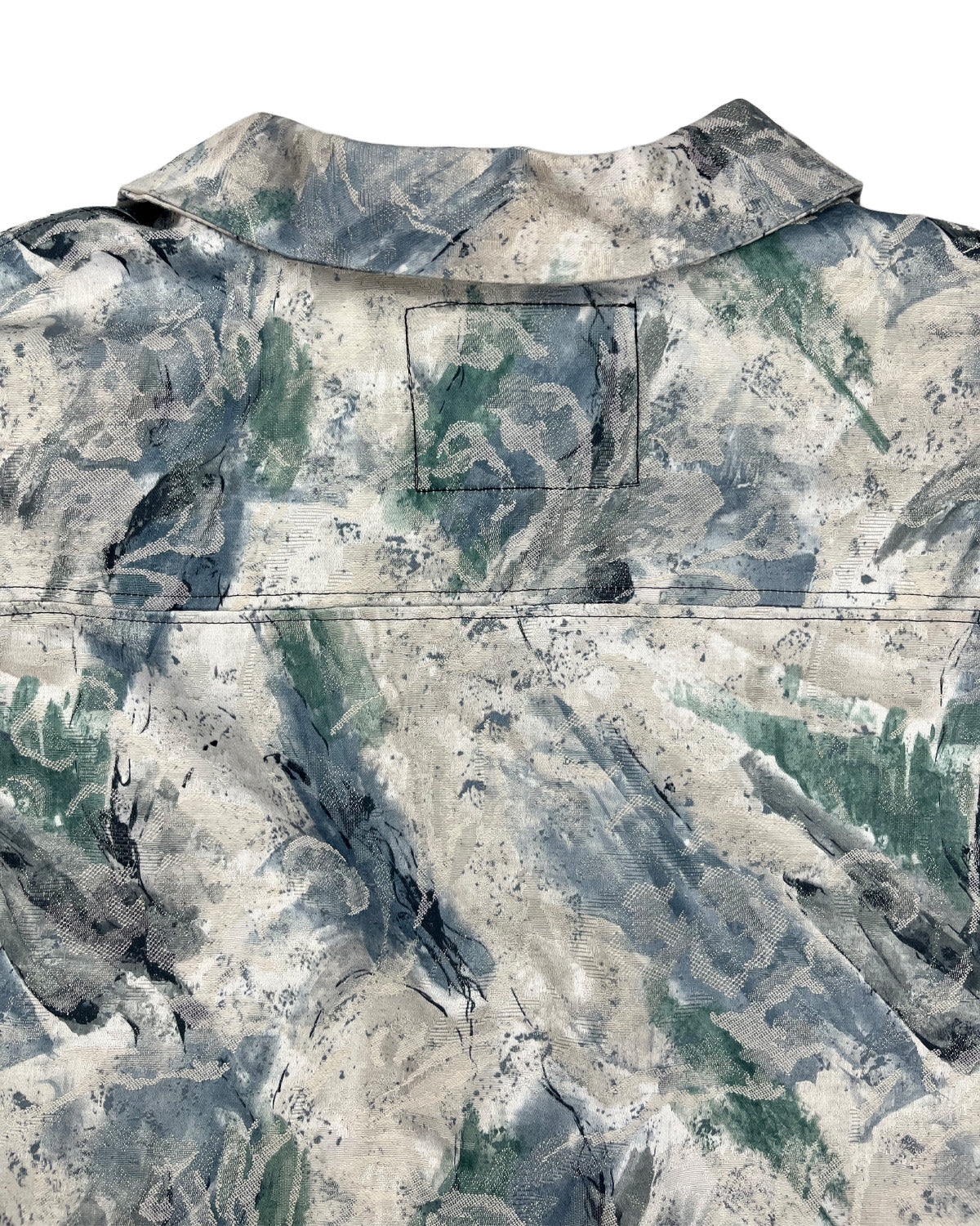Abstract Blue Floral Jacket