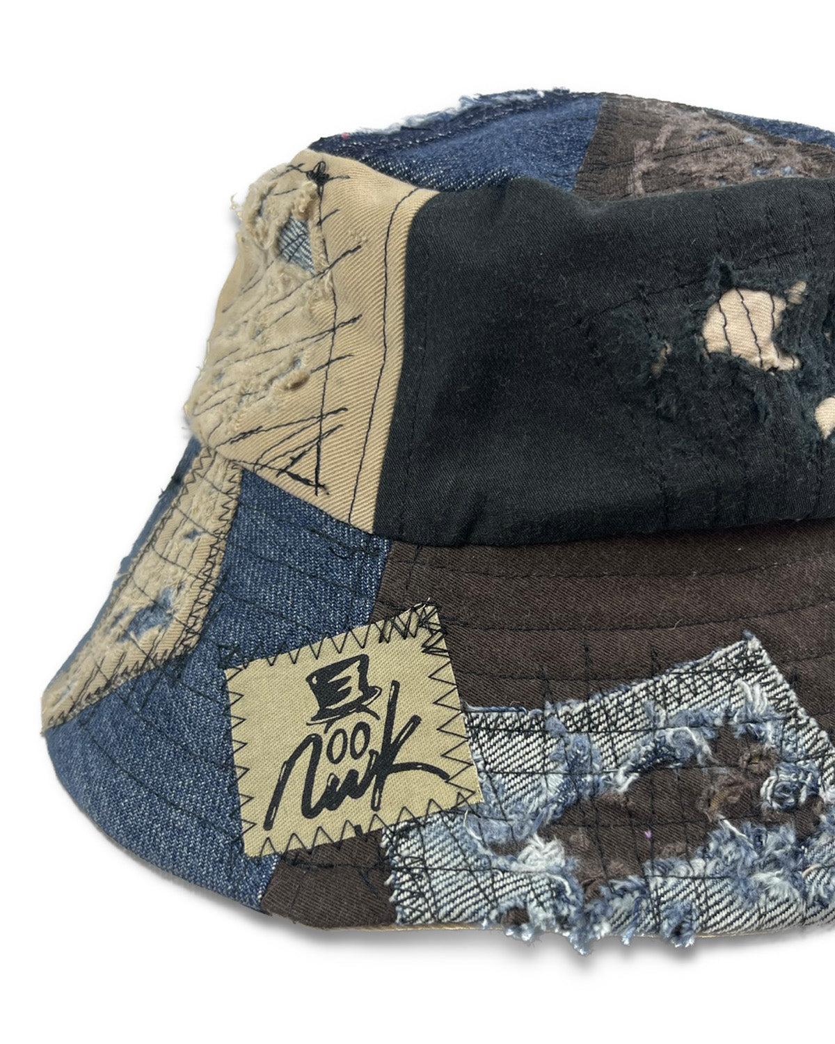 Patchwork Bucket Hat 3