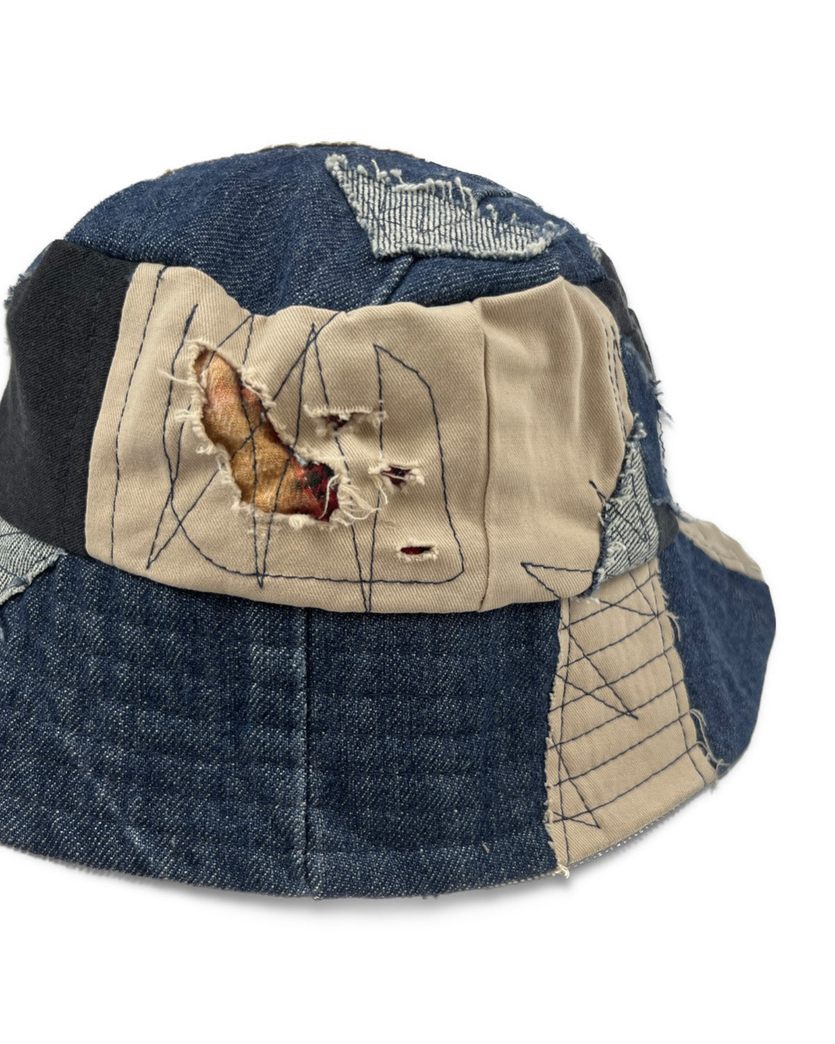 Patchwork Bucket Hat 1