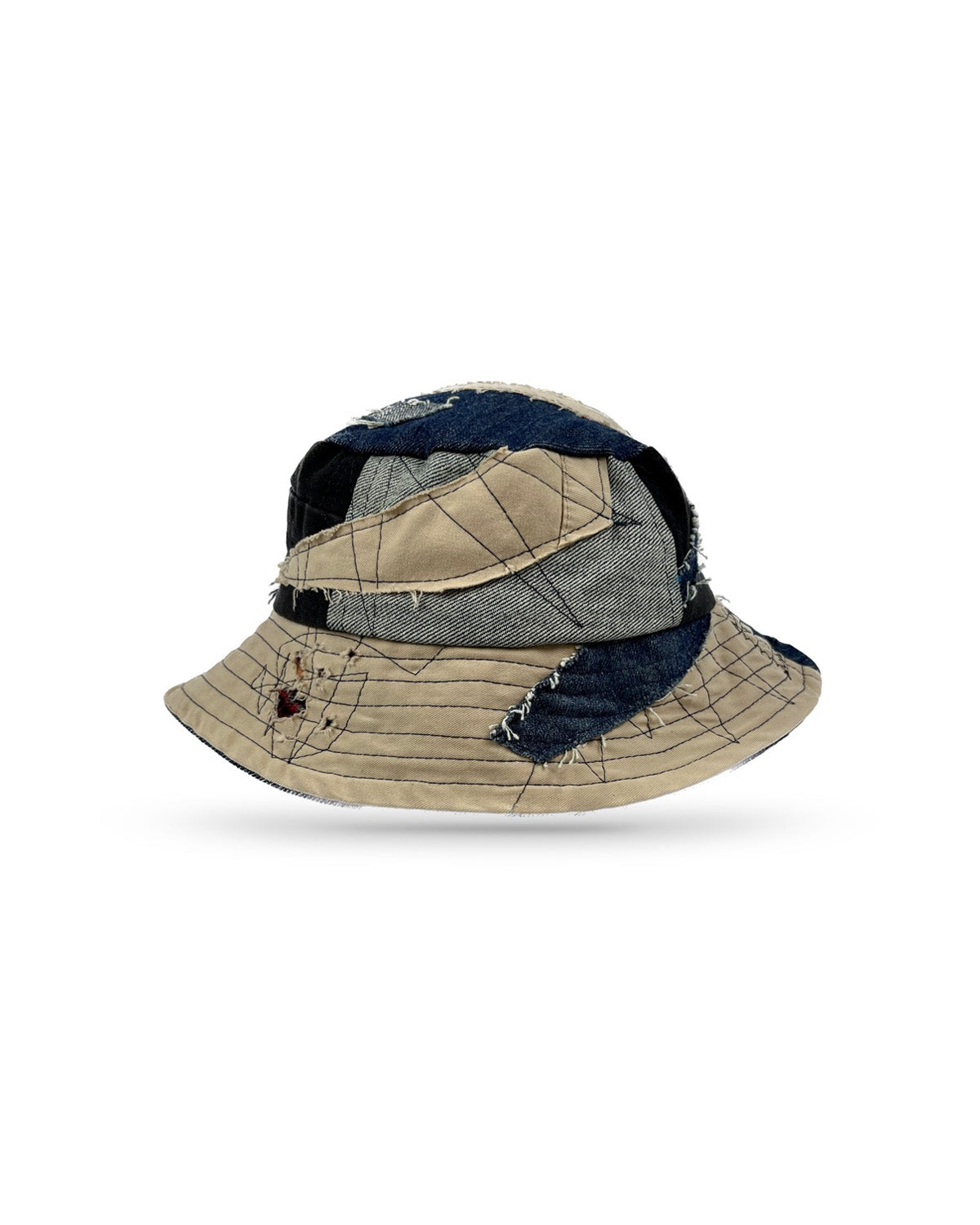 Patchwork Bucket Hat 1