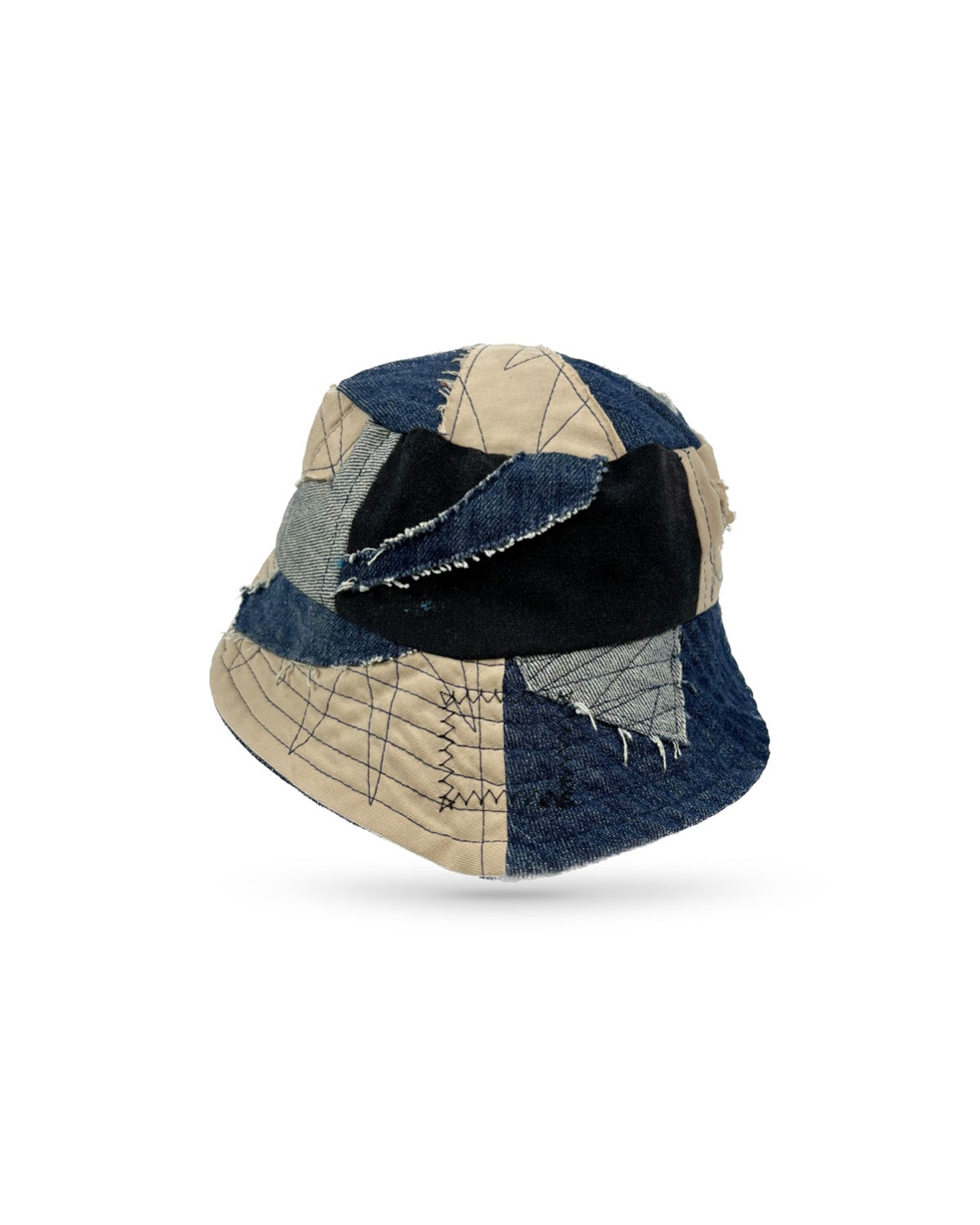 Patchwork Bucket Hat 1