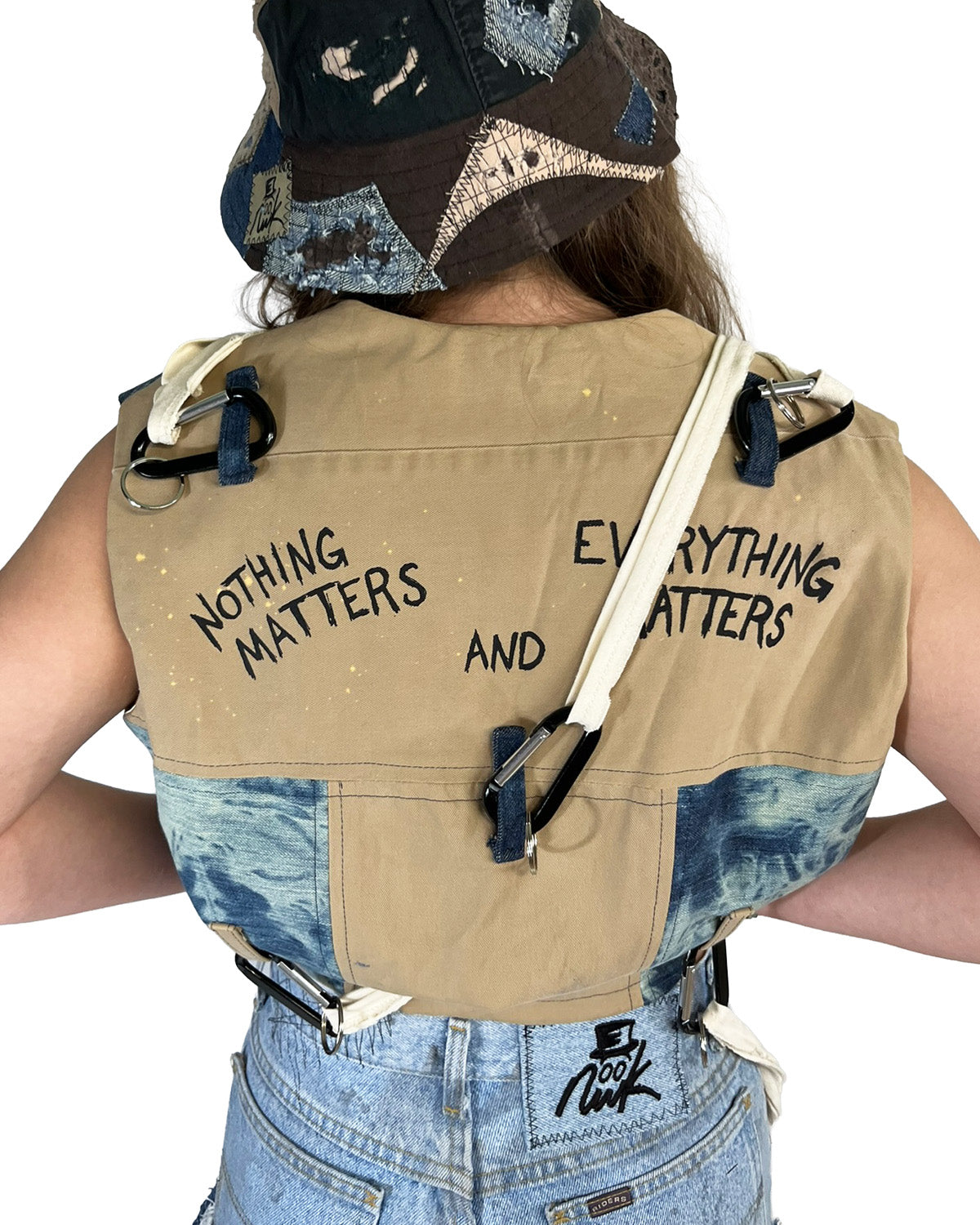 Nothing Matters & Everything Matters Patchwork Vest