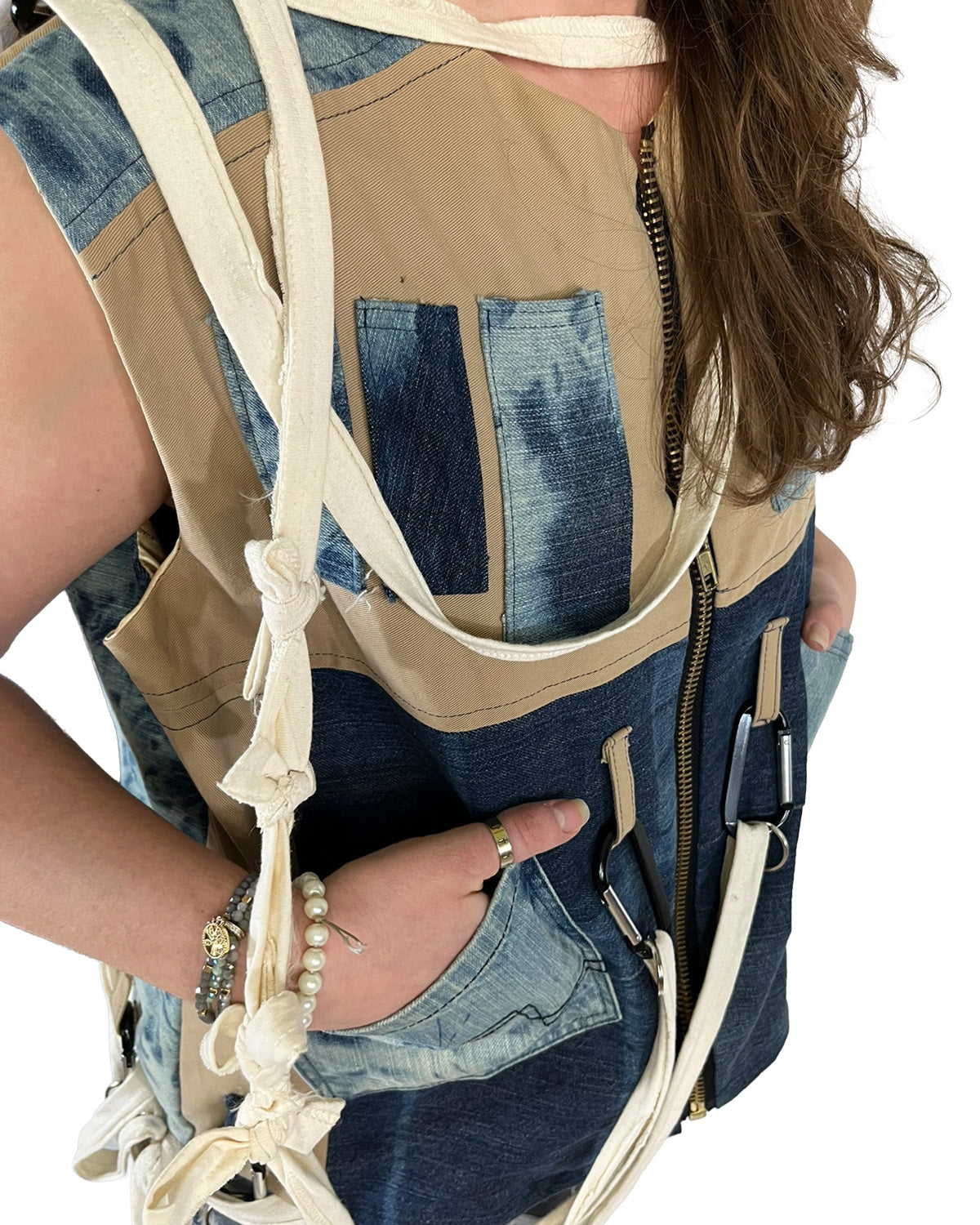 Nothing Matters & Everything Matters Patchwork Vest
