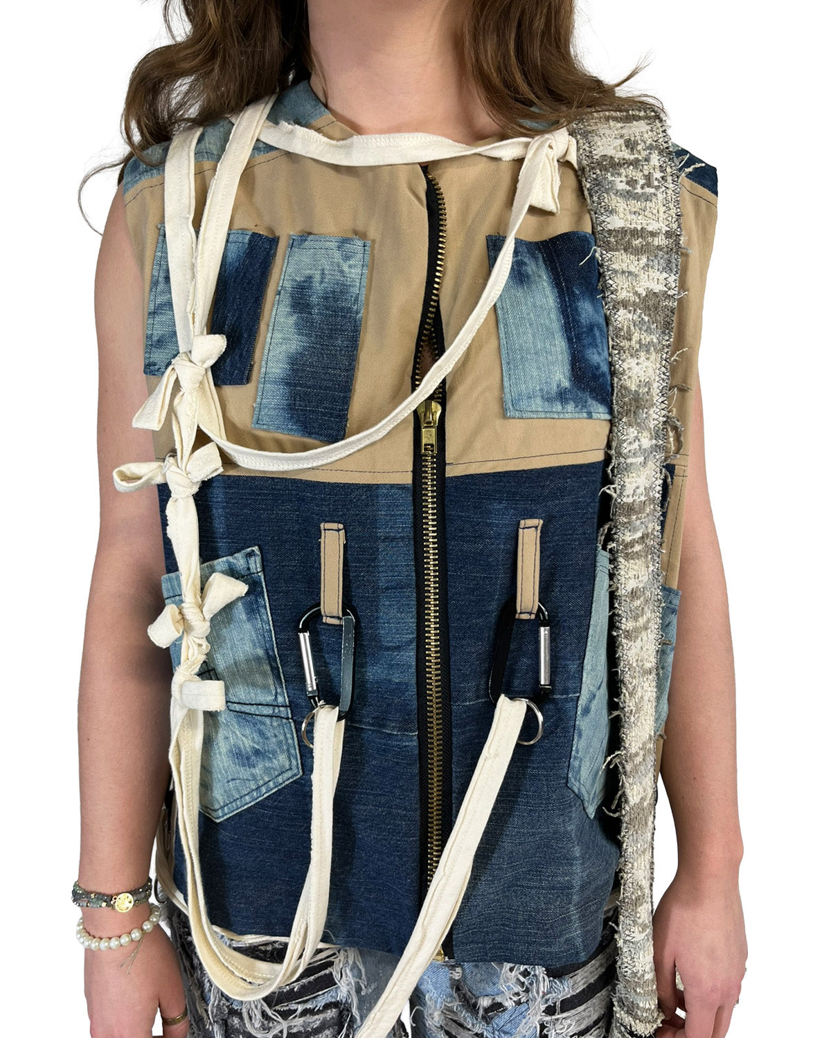 Nothing Matters & Everything Matters Patchwork Vest