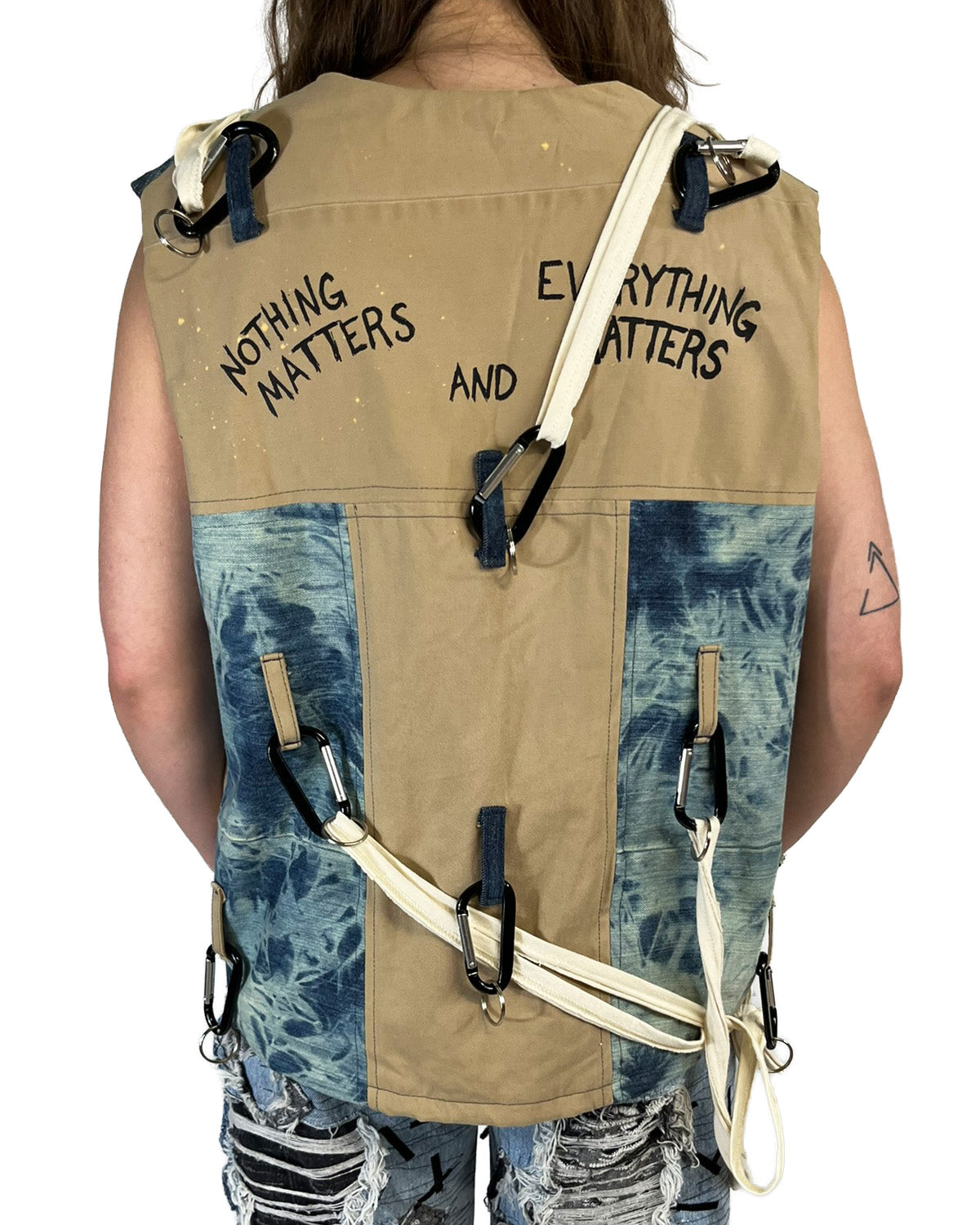 Nothing Matters & Everything Matters Patchwork Vest