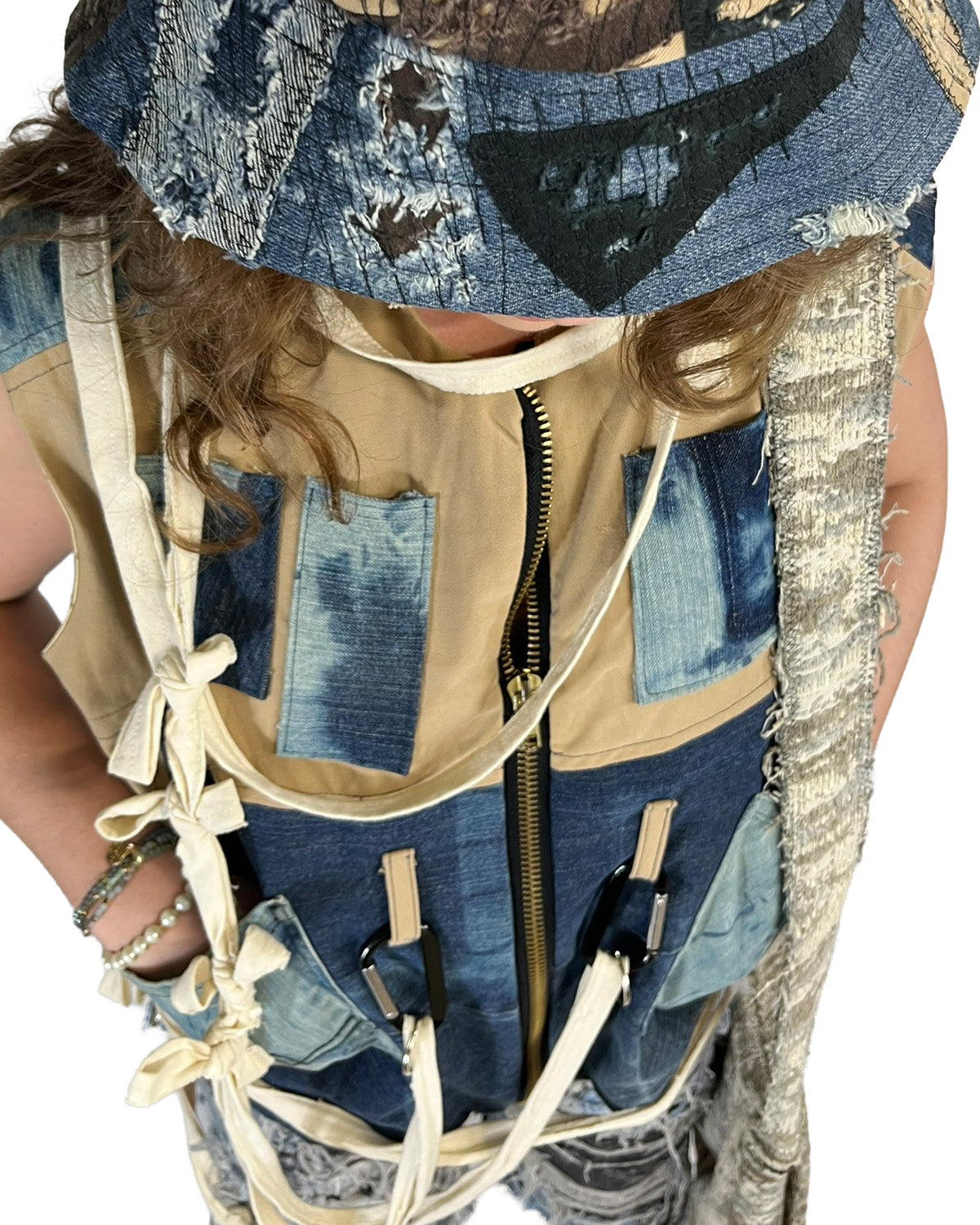 Nothing Matters & Everything Matters Patchwork Vest