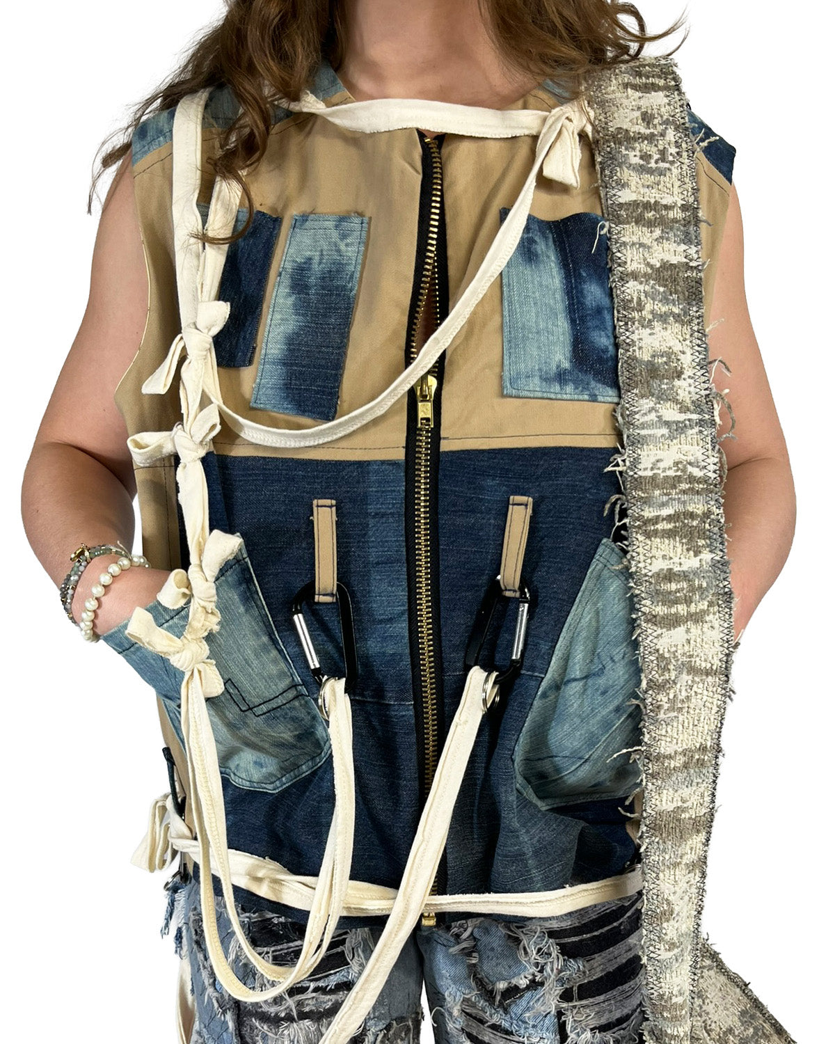 Nothing Matters & Everything Matters Patchwork Vest