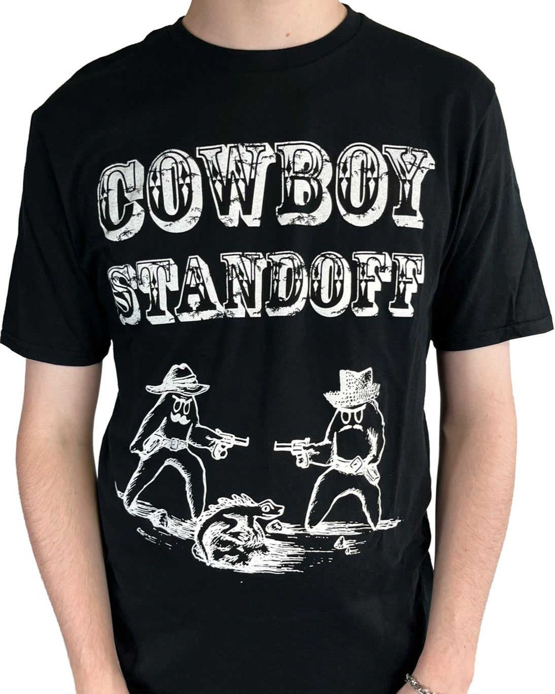 Cowboy Standoff Black T-Shirt