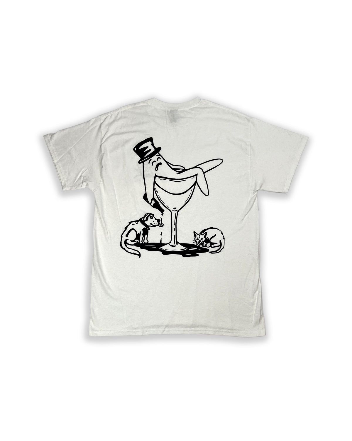 Drunk Bop White Tee