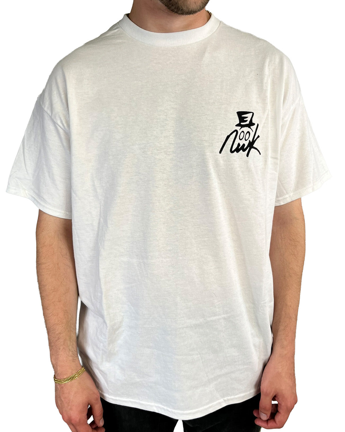 Drunk Bop White Tee