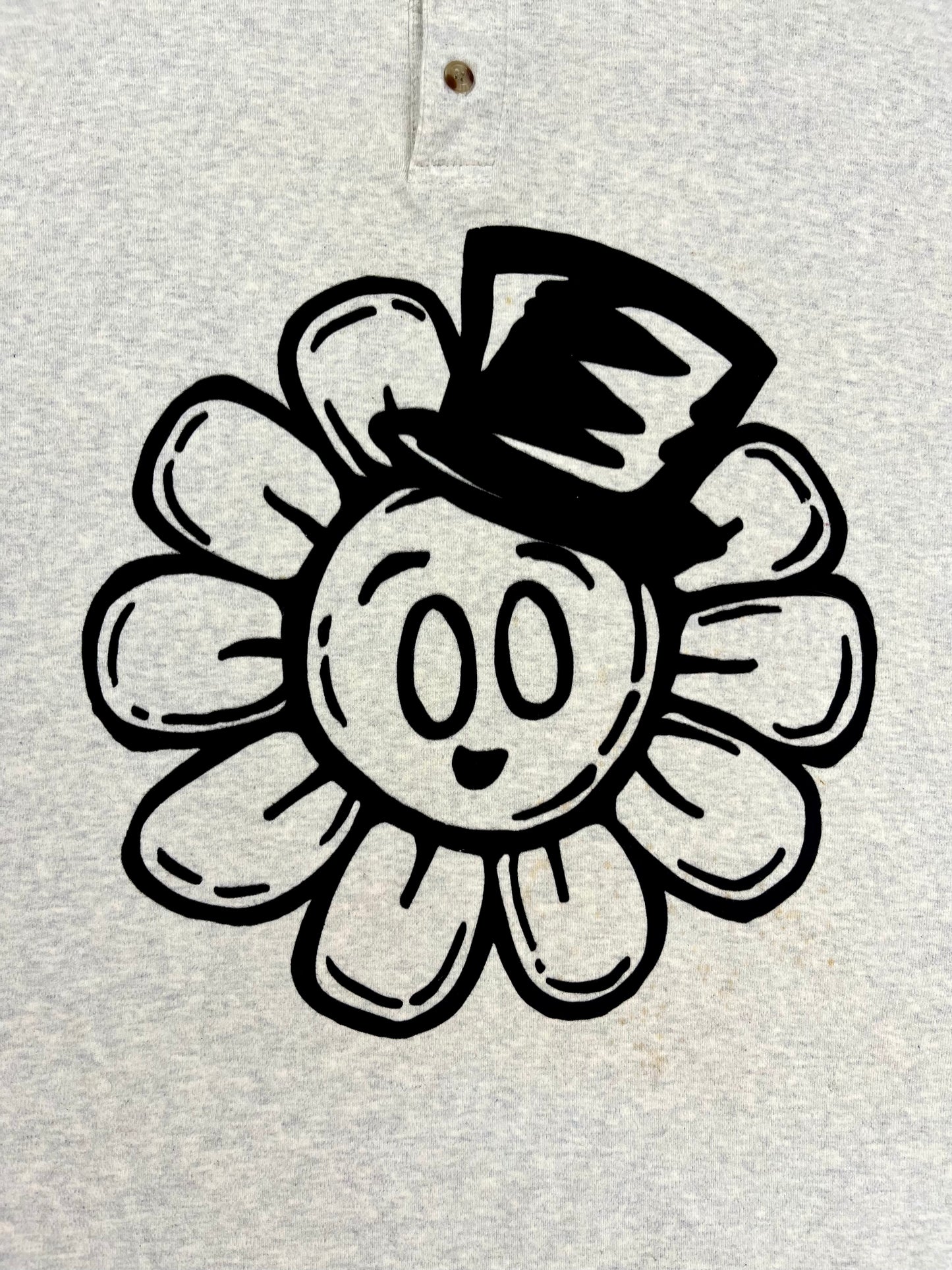 Flower Bop Tan Collared Longsleeve 1/1