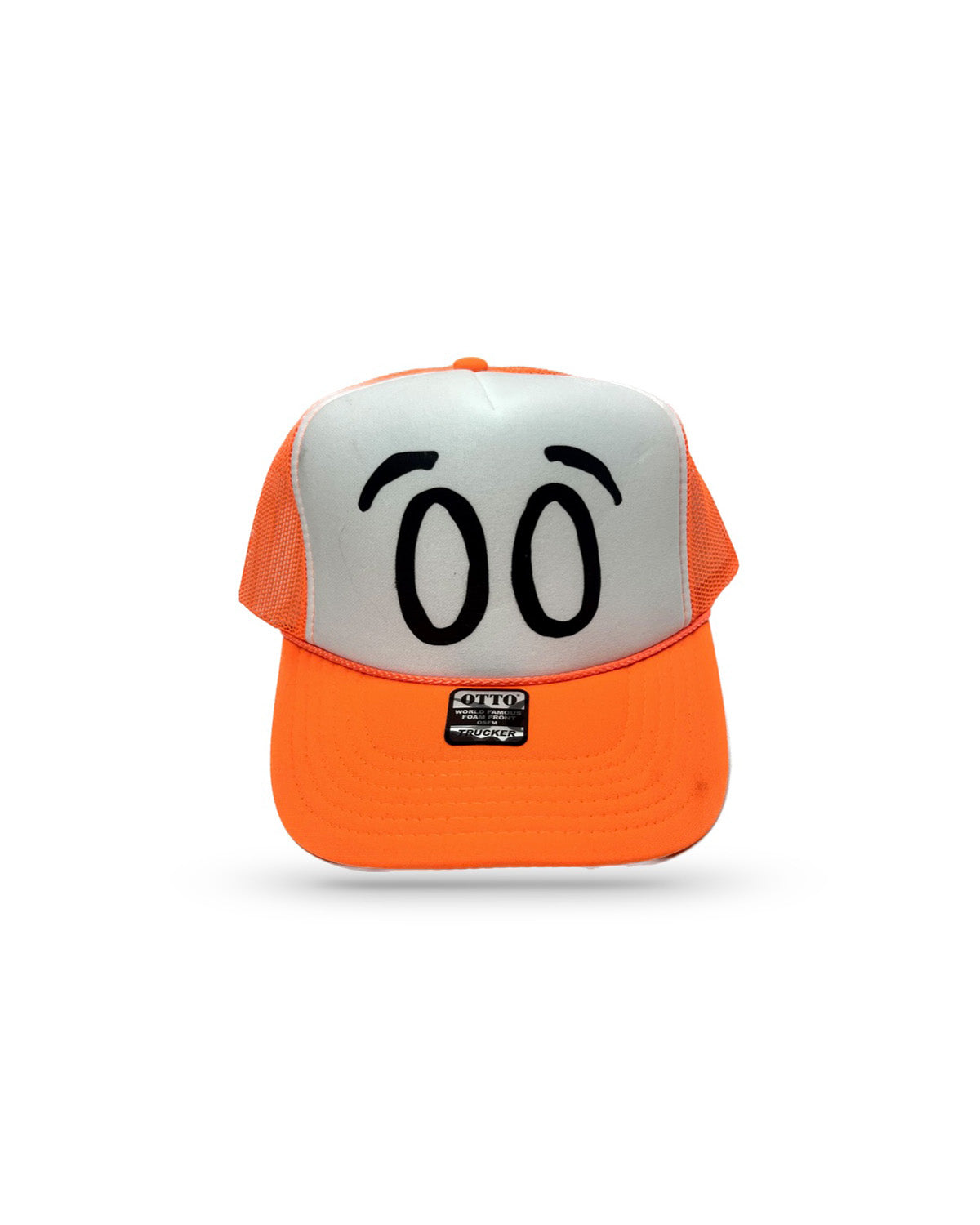 Bop Eyes Trucker Hat - Orange