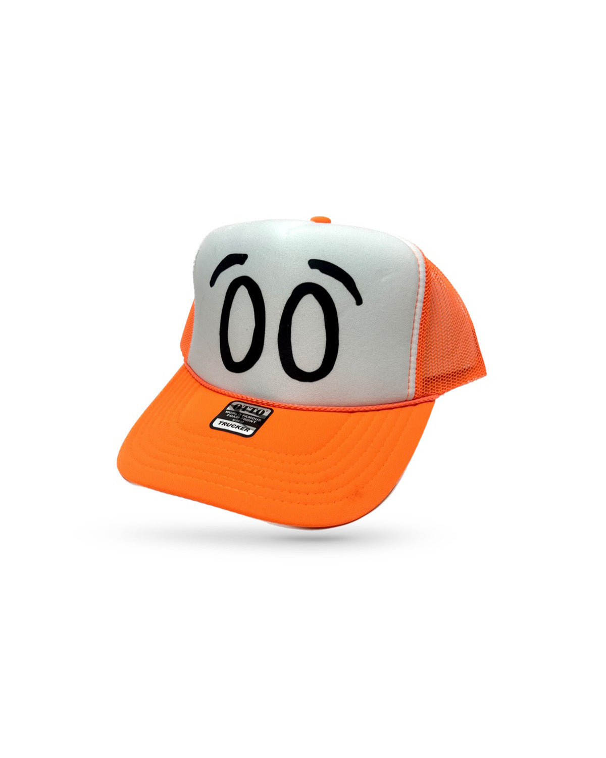 Bop Eyes Trucker Hat - Orange
