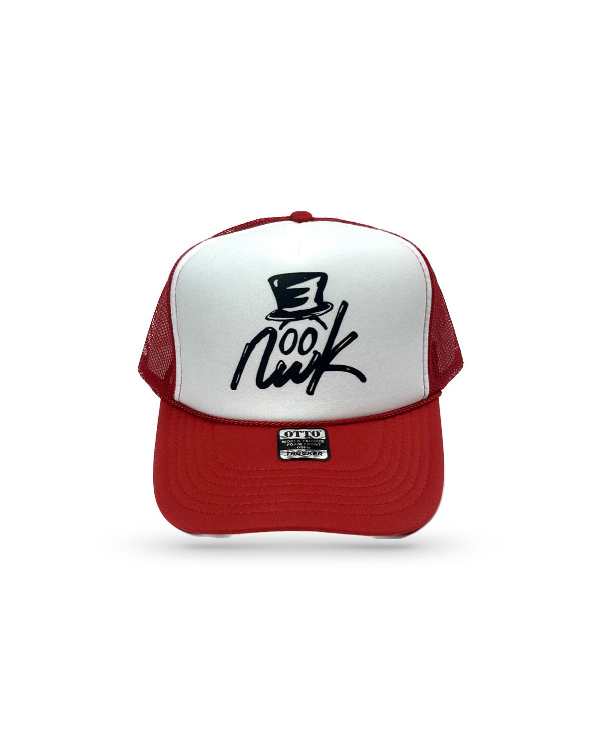 Nwk Logo Trucker Hat - Red