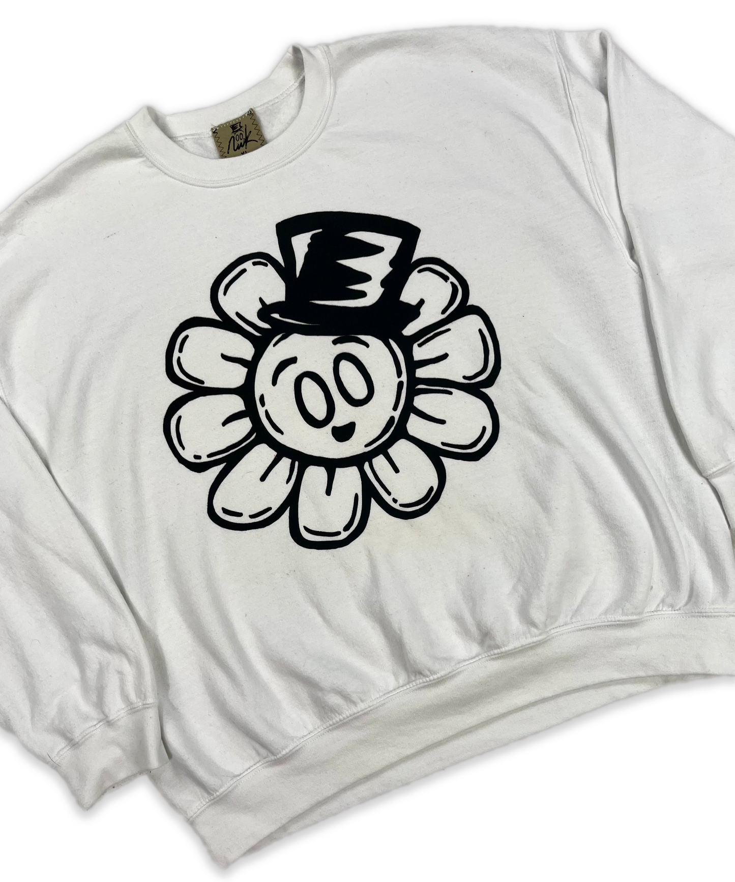 Flower Bop White Crewneck 1/1
