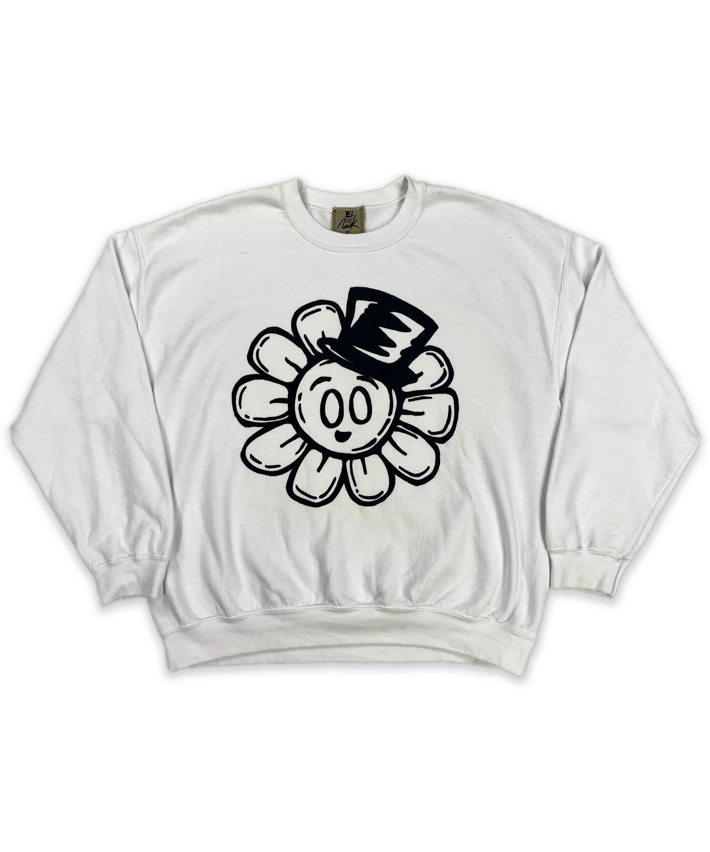 Flower Bop White Crewneck 1/1
