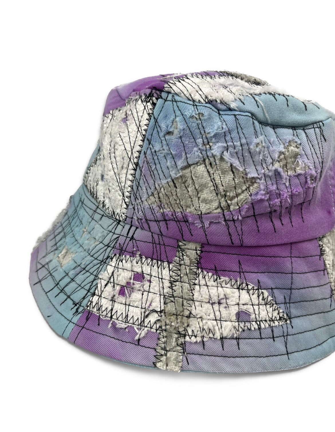 Cotton Candy Patchwork Bucket Hat