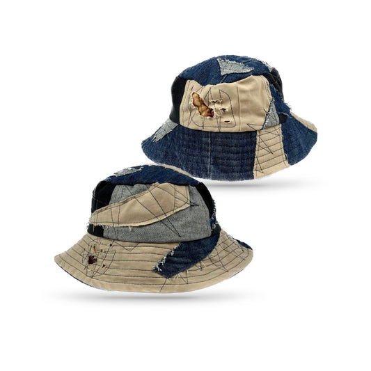 Patchwork Bucket Hat 1