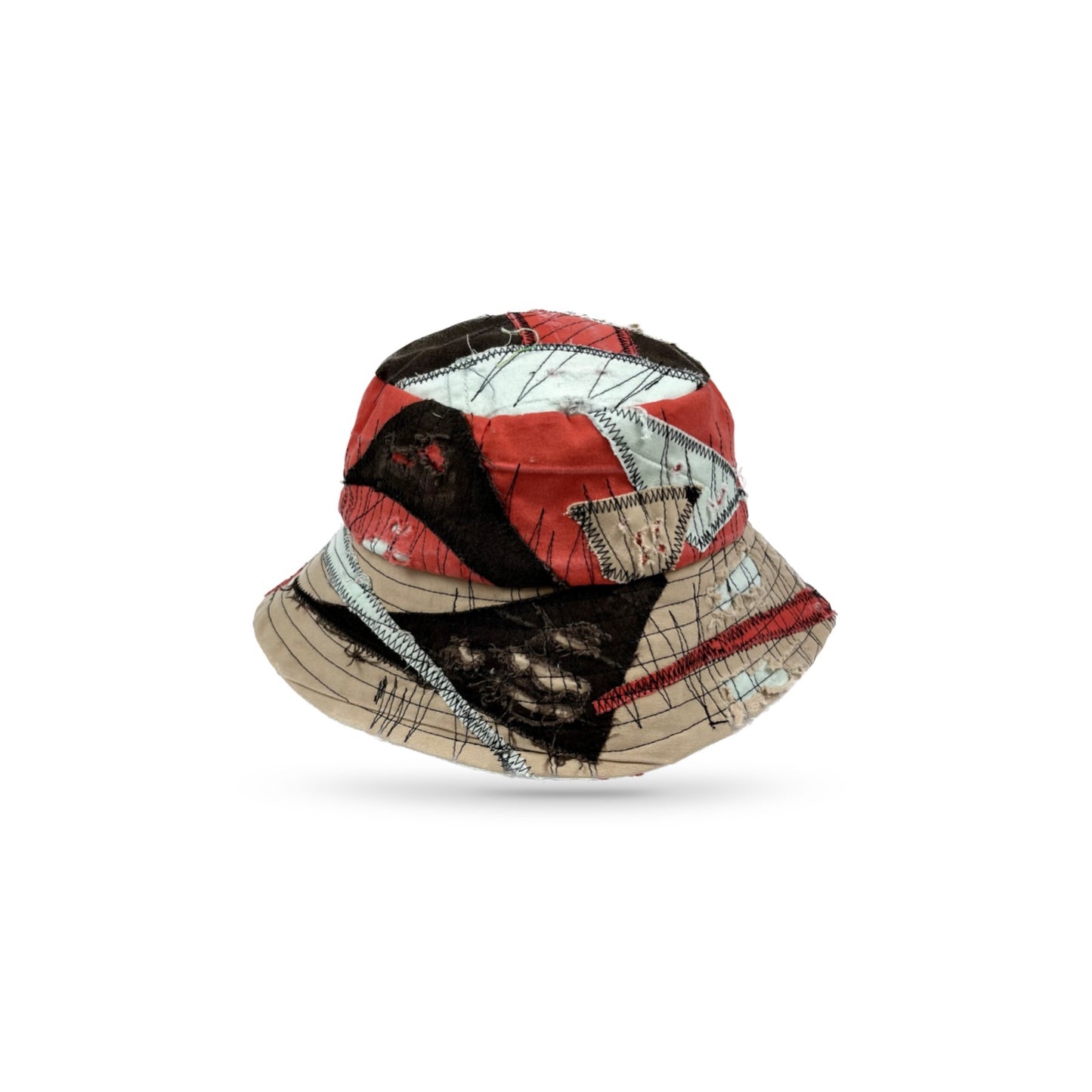 Patchwork Bucket Hat 2