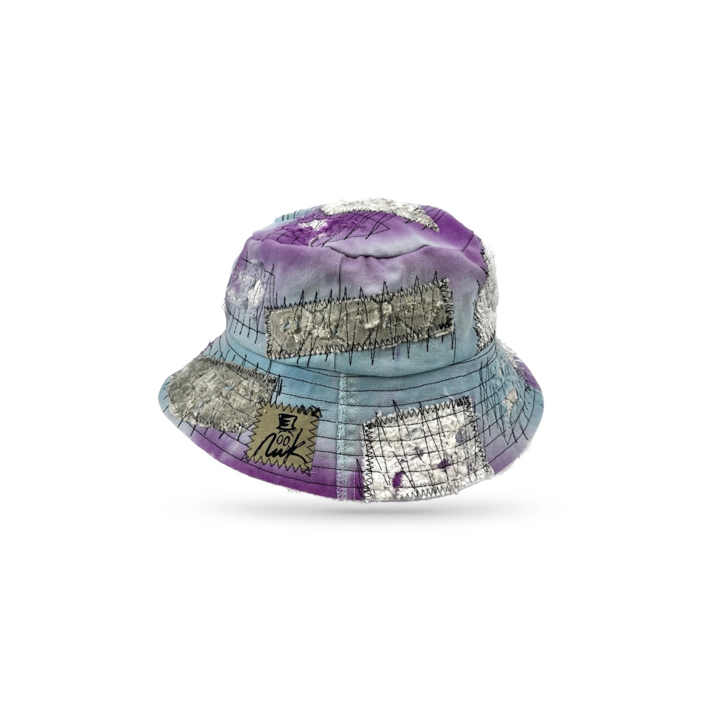 Cotton Candy Patchwork Bucket Hat