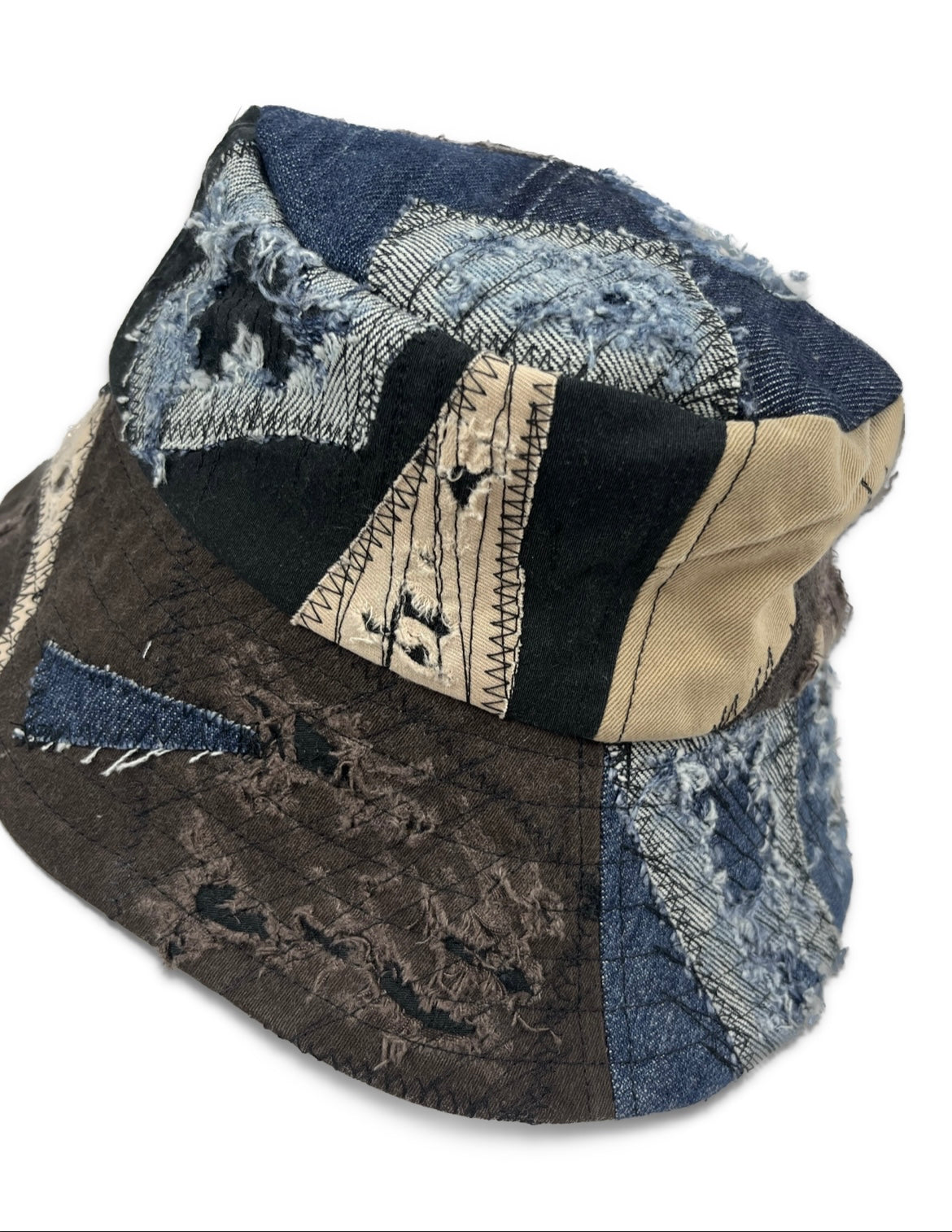 Patchwork Bucket Hat 3