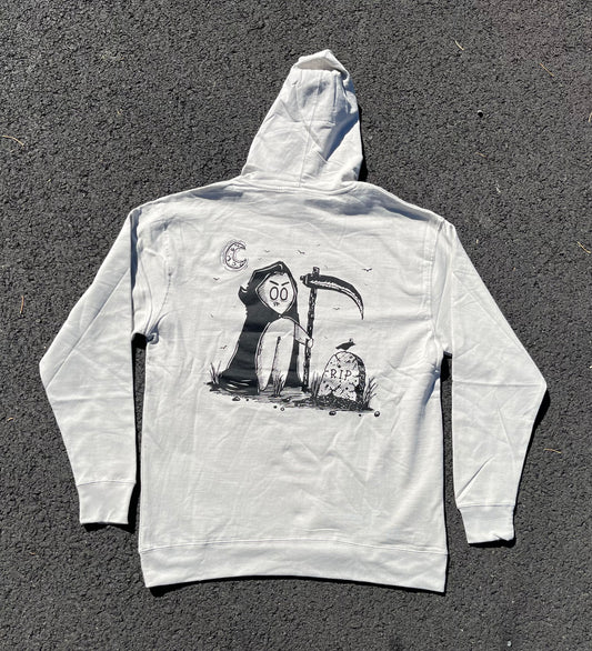 Reaper Bop Grey Hoodie