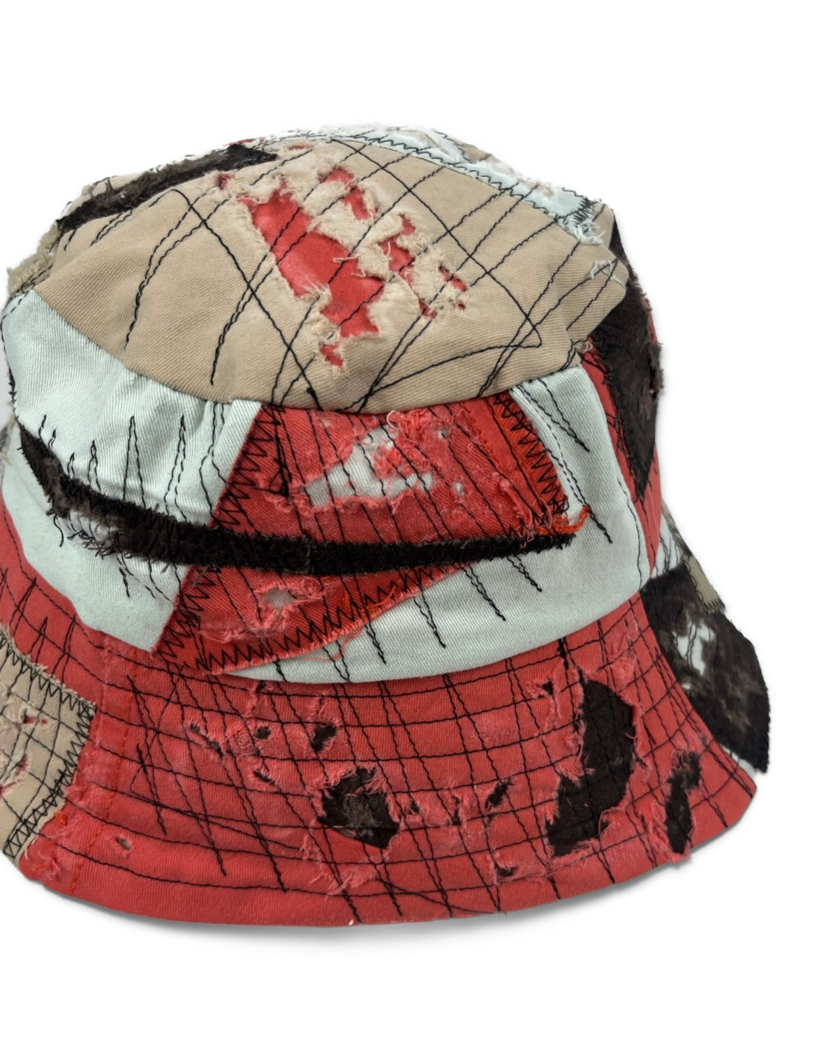 Patchwork Bucket Hat 4