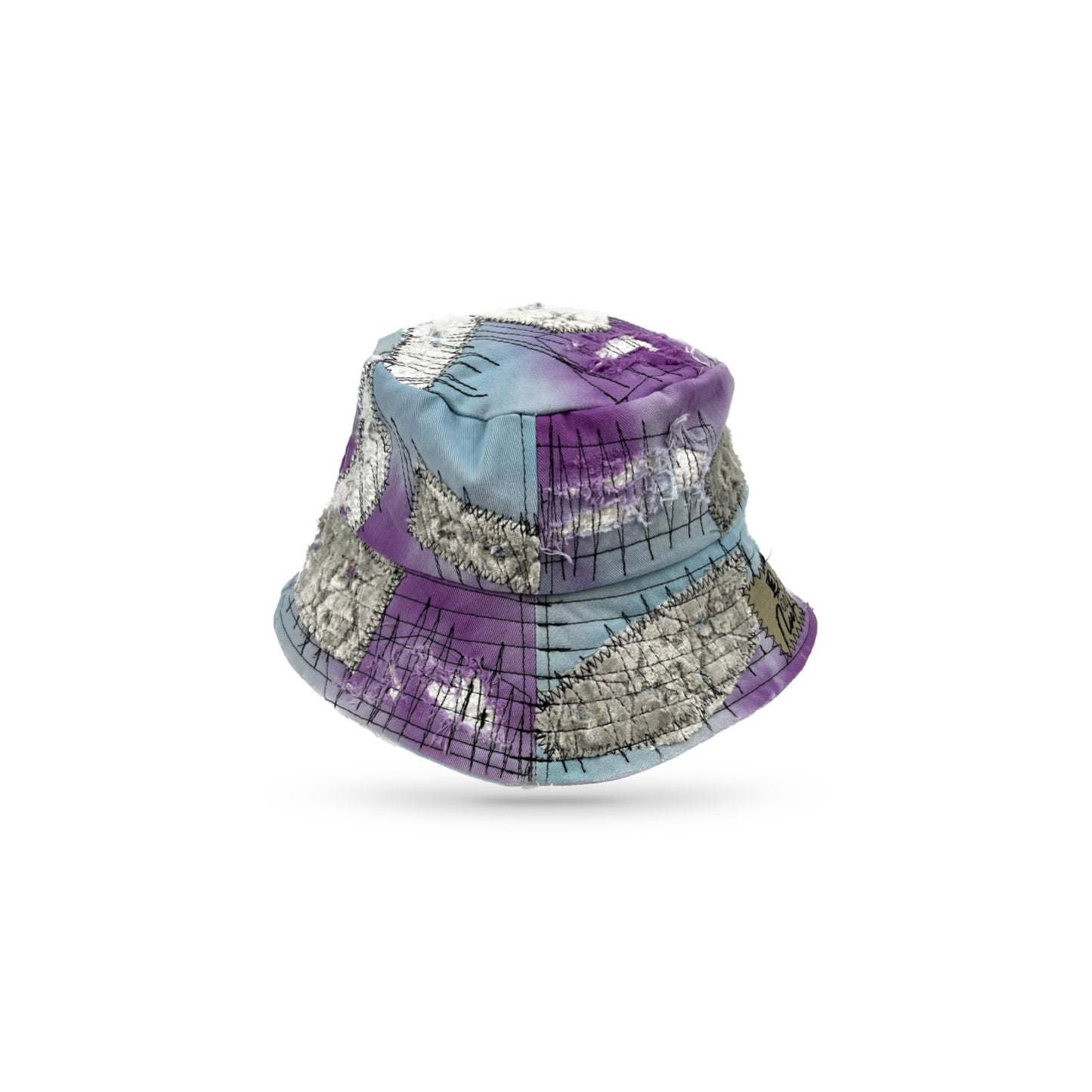 Cotton Candy Patchwork Bucket Hat