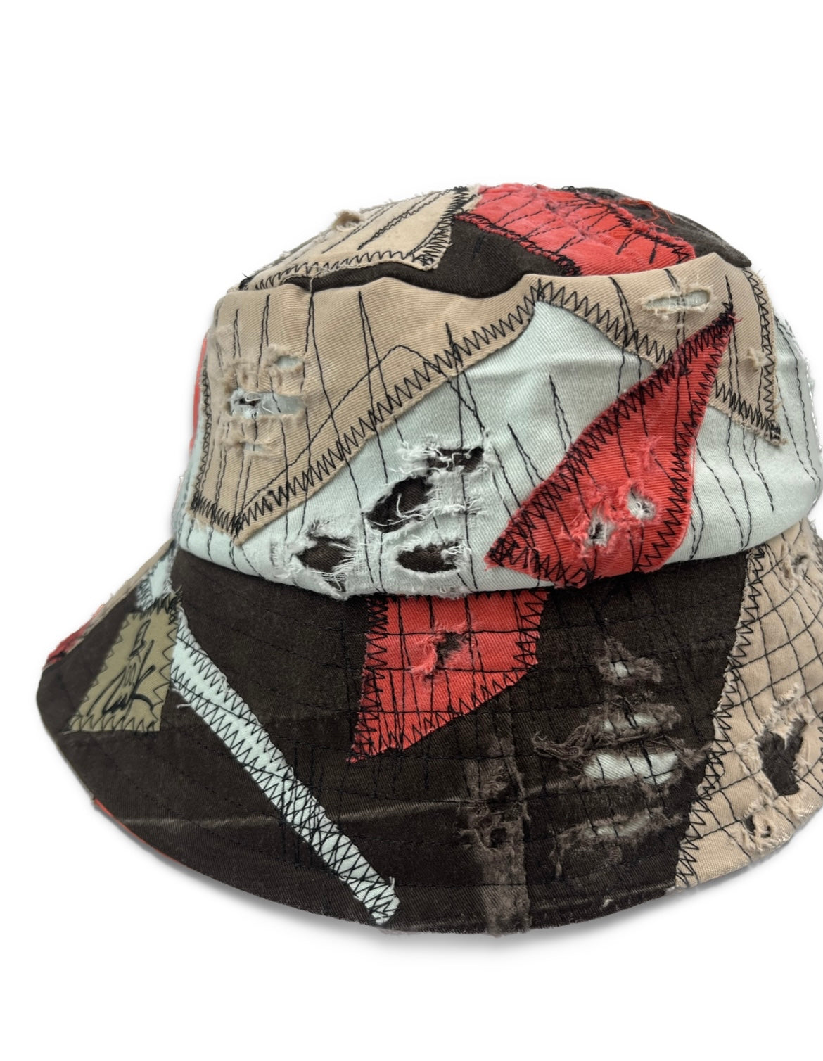 Patchwork Bucket Hat 2