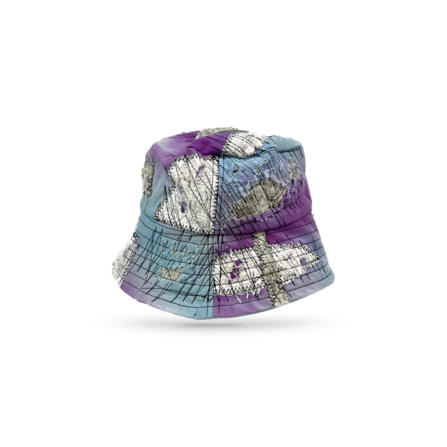 Cotton Candy Patchwork Bucket Hat