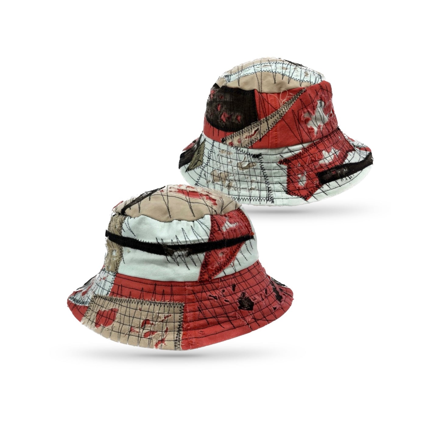 Patchwork Bucket Hat 4