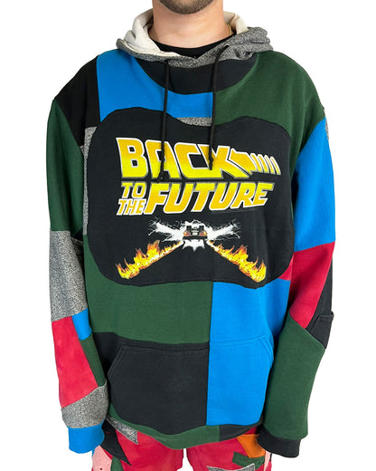 Back To The Future Patchwork Hoodie