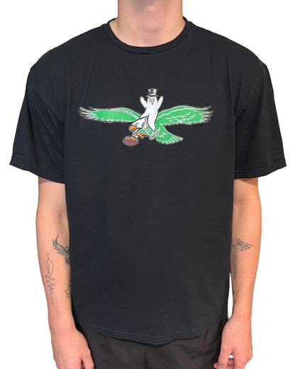 Bop Riding an Eagle T-Shirt - Black