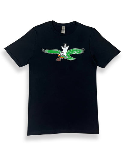 Bop Riding an Eagle T-Shirt - Black