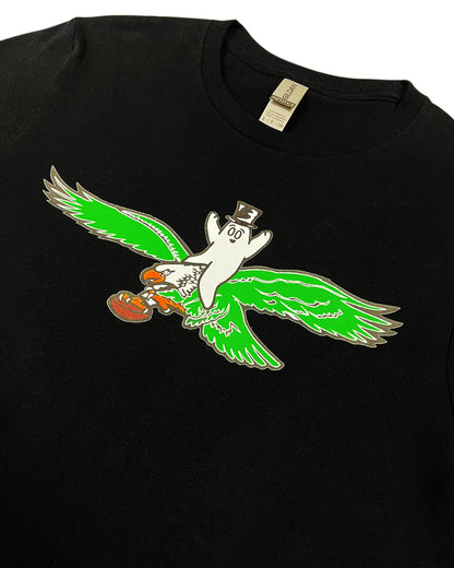 Bop Riding an Eagle T-Shirt - Black